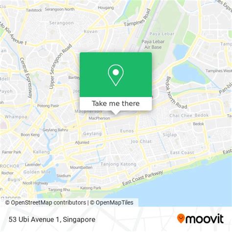 How to get to 53 Ubi Avenue 1 in Southeast by Metro, Bus or.